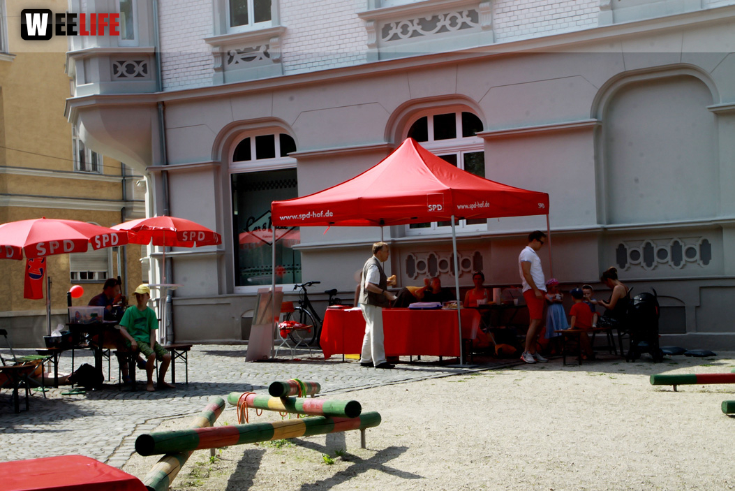 Spielplatzfest SPD Ortsverein Hof Mitte