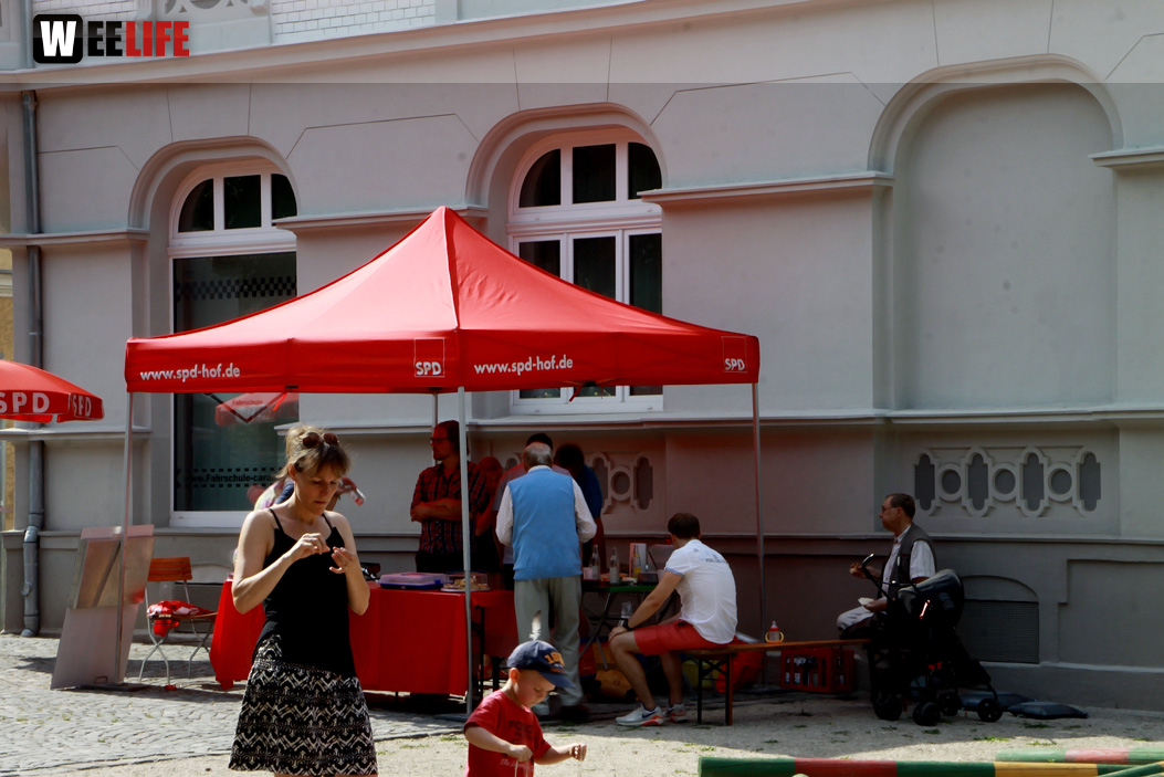 Spielplatzfest SPD Ortsverein Hof Mitte
