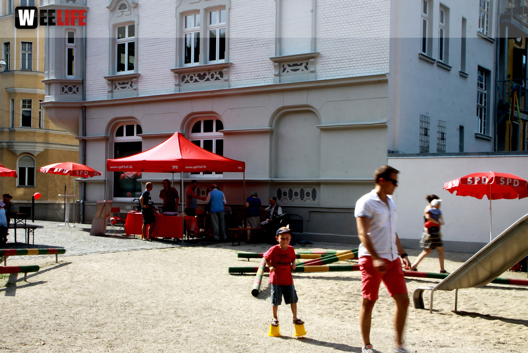 Spielplatzfest SPD Ortsverein Hof Mitte