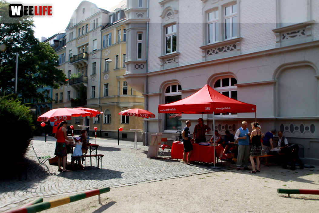 Spielplatzfest SPD Ortsverein Hof Mitte