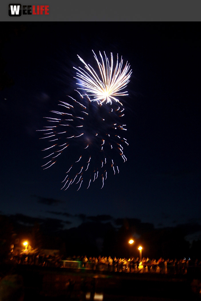 Wiesenfest Selbitz Großes Brillanthöhenfeuerwerk