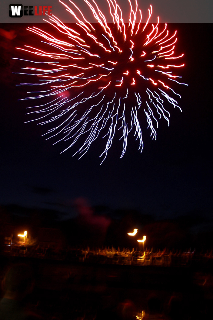 Wiesenfest Selbitz Großes Brillanthöhenfeuerwerk