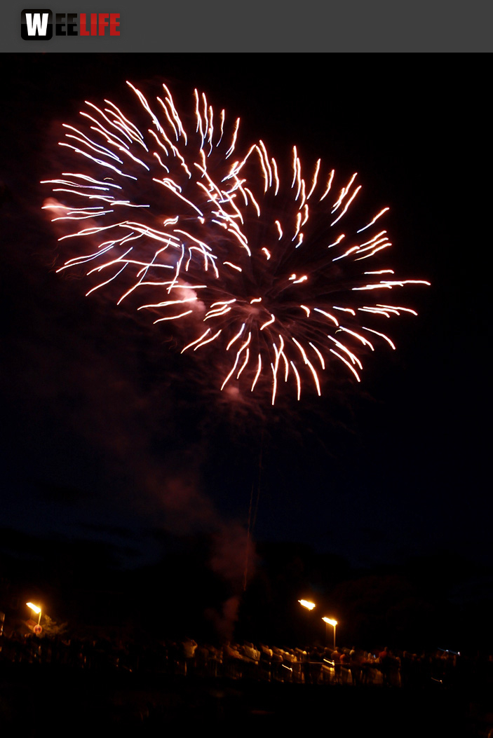 Wiesenfest Selbitz Großes Brillanthöhenfeuerwerk