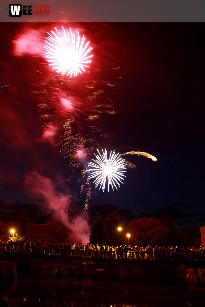 Wiesenfest Selbitz Großes Brillanthöhenfeuerwerk
