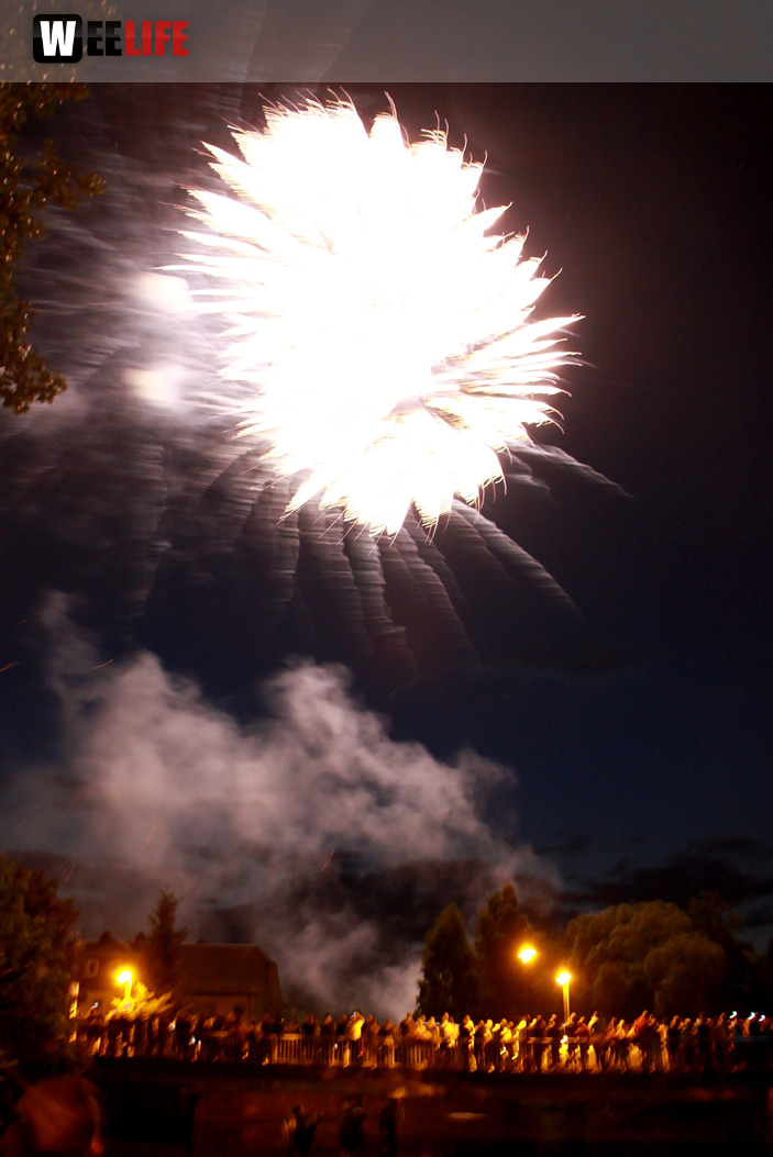 Wiesenfest Selbitz Großes Brillanthöhenfeuerwerk