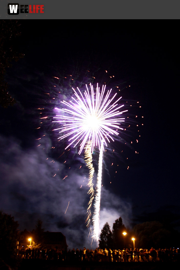 Wiesenfest Selbitz Großes Brillanthöhenfeuerwerk