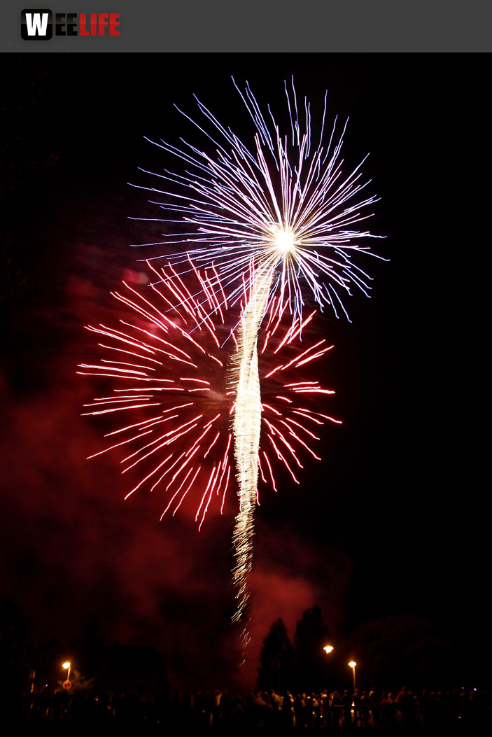 Wiesenfest Selbitz Großes Brillanthöhenfeuerwerk