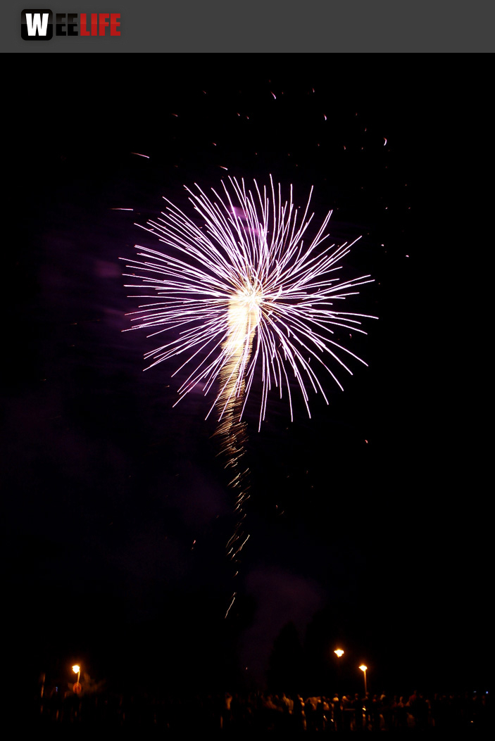Wiesenfest Selbitz Großes Brillanthöhenfeuerwerk