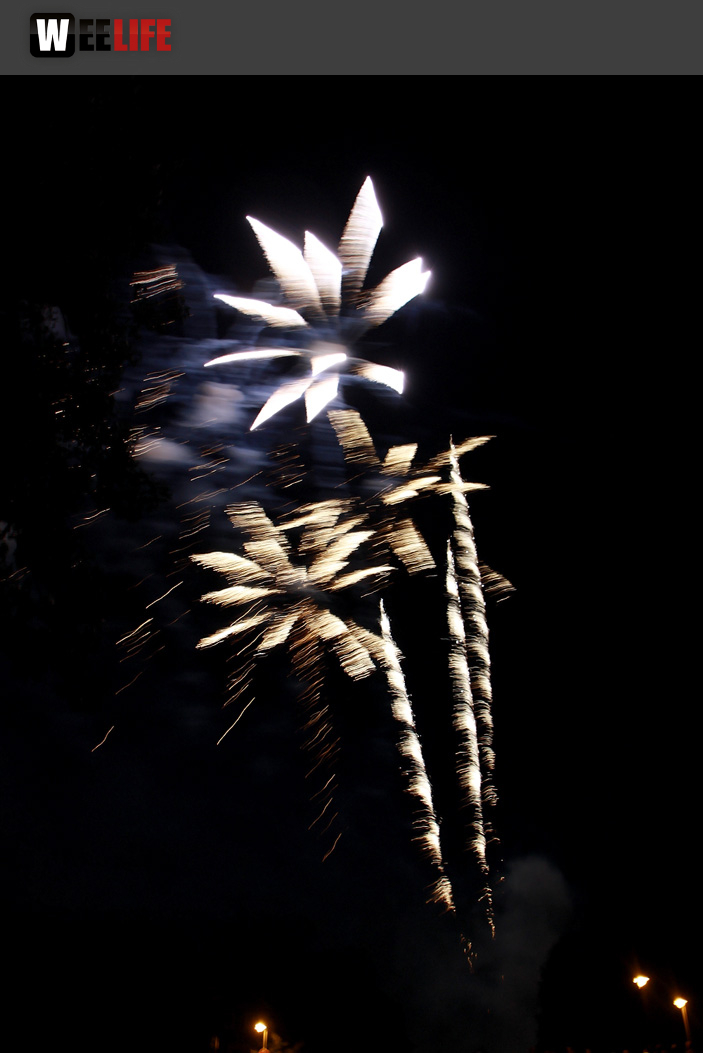 Wiesenfest Selbitz Großes Brillanthöhenfeuerwerk