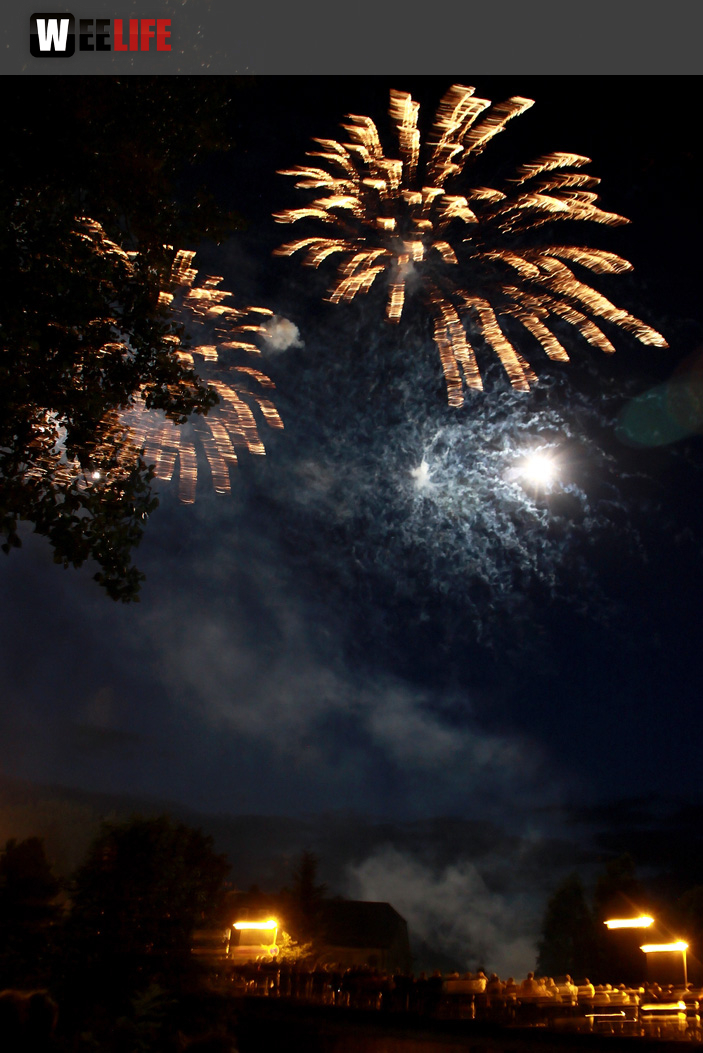 Wiesenfest Selbitz Großes Brillanthöhenfeuerwerk