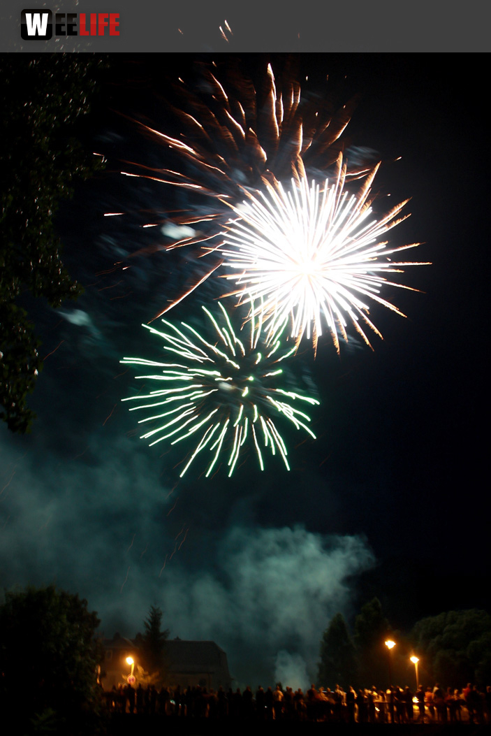 Wiesenfest Selbitz Großes Brillanthöhenfeuerwerk