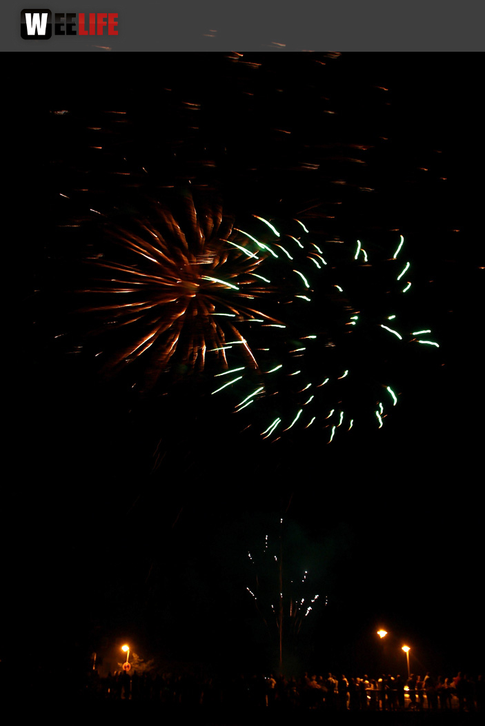 Wiesenfest Selbitz Großes Brillanthöhenfeuerwerk
