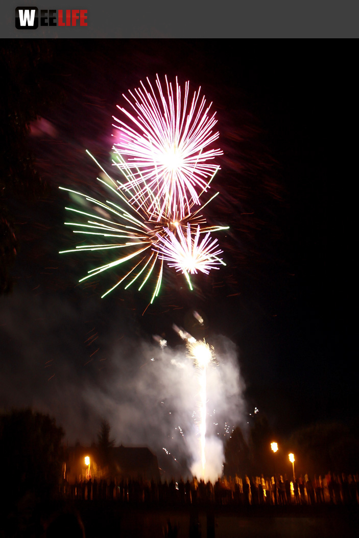 Wiesenfest Selbitz Großes Brillanthöhenfeuerwerk