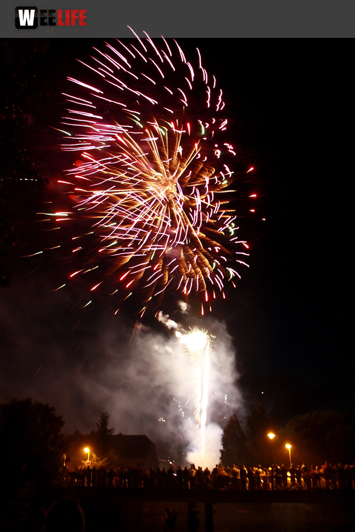Wiesenfest Selbitz Großes Brillanthöhenfeuerwerk