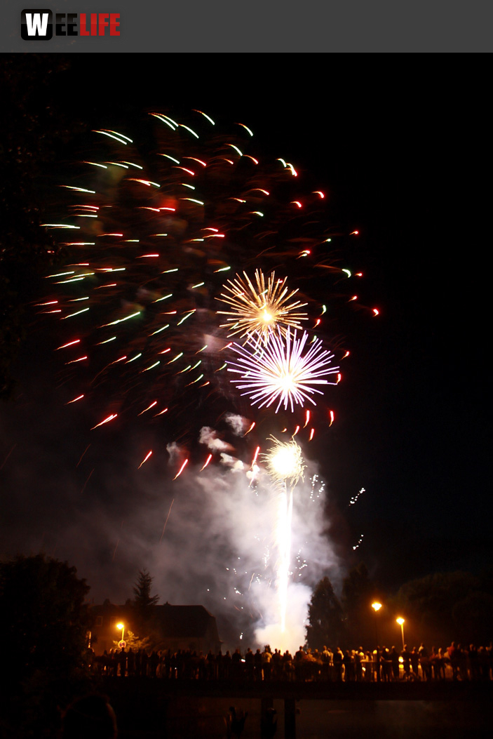 Wiesenfest Selbitz Großes Brillanthöhenfeuerwerk