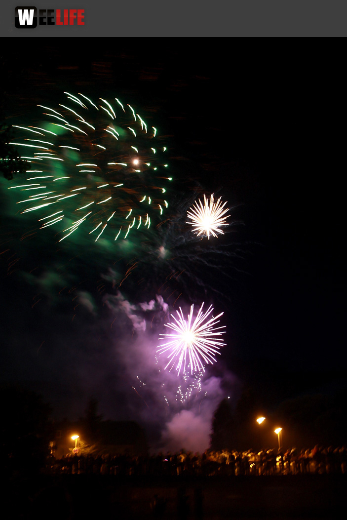 Wiesenfest Selbitz Großes Brillanthöhenfeuerwerk