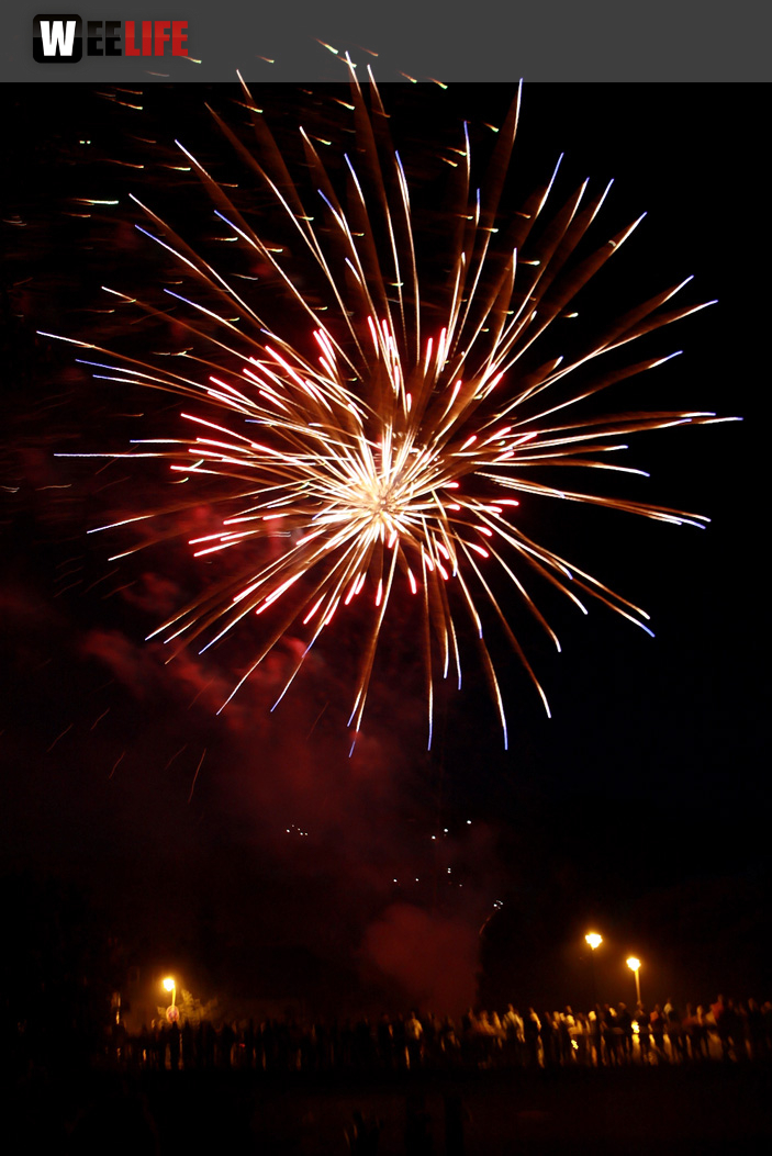 Wiesenfest Selbitz Großes Brillanthöhenfeuerwerk