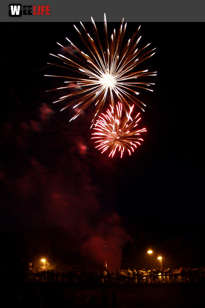 Wiesenfest Selbitz Großes Brillanthöhenfeuerwerk
