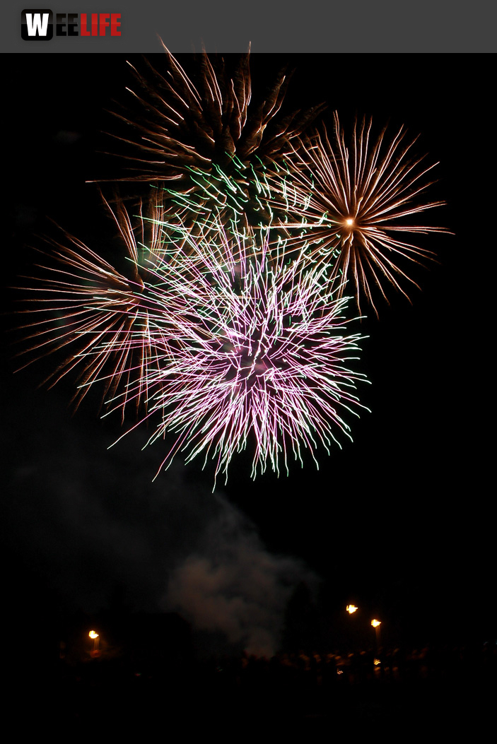 Wiesenfest Selbitz Großes Brillanthöhenfeuerwerk