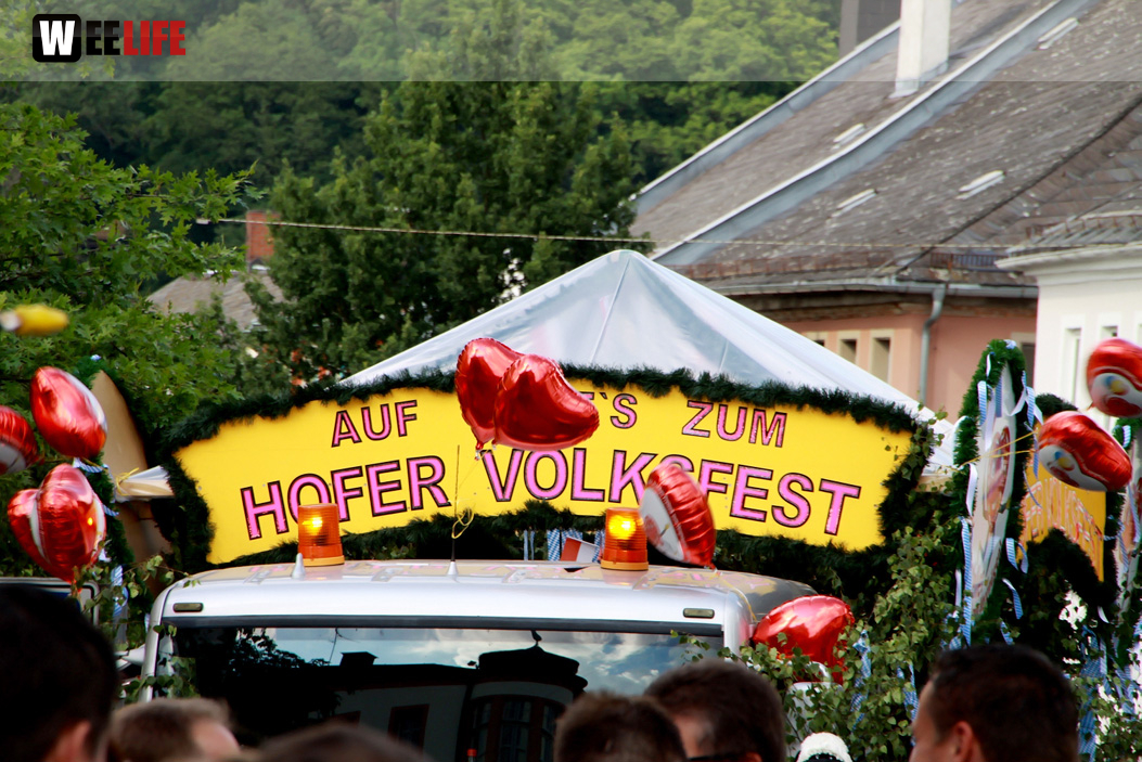 Hofer Volksfest 2014 Volksfestumzug