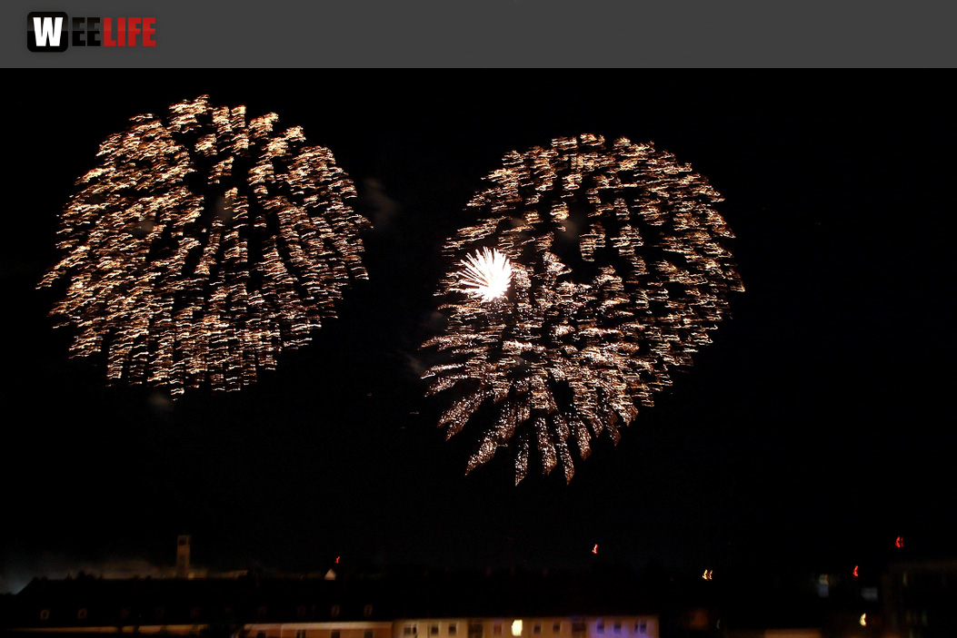 Hofer Volksfest 2014 Eröffnungsfeuerwerk