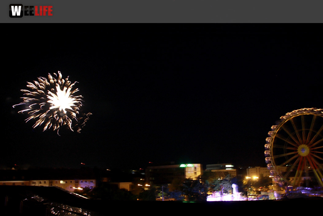 Hofer Volksfest 2014 Eröffnungsfeuerwerk