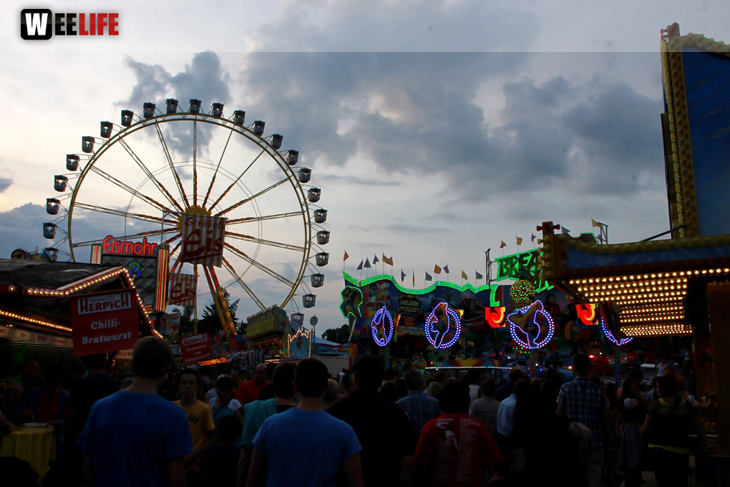 Hofer Volksfest 2014 Tag der Landjugend mit Aischzeit