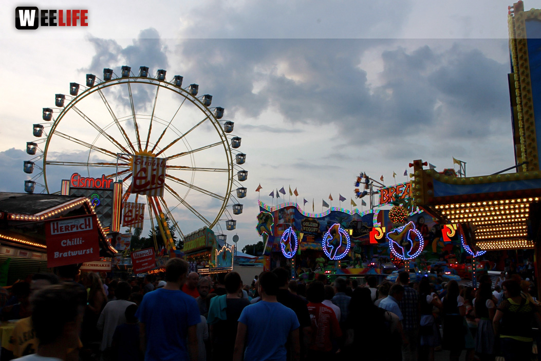 Hofer Volksfest 2014 Tag der Landjugend mit Aischzeit