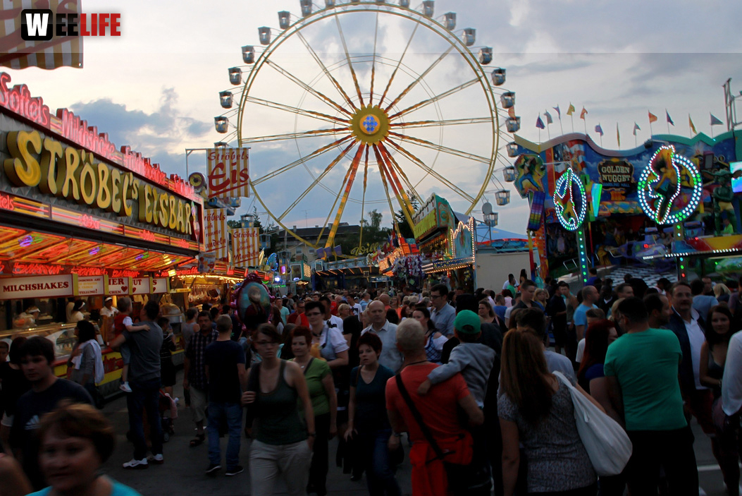 Hofer Volksfest 2014 Tag der Landjugend mit Aischzeit