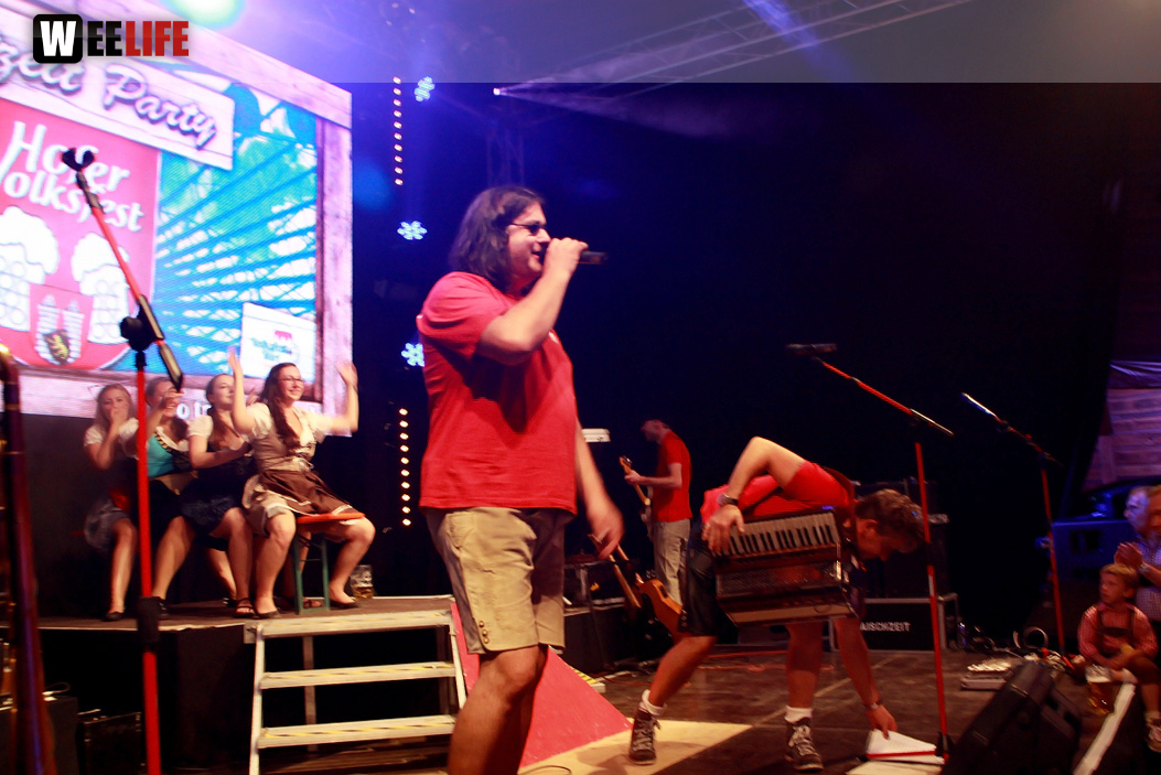 Hofer Volksfest 2014 Tag der Landjugend mit Aischzeit