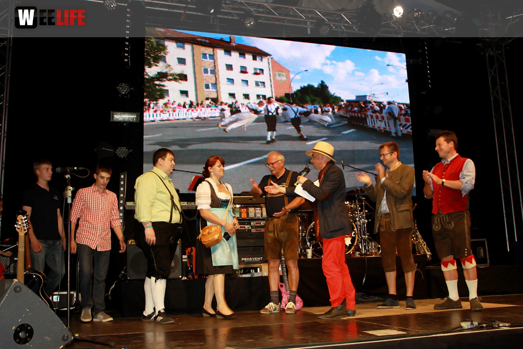 Hofer Volksfest 2014 ProHof Verleihung Umzug