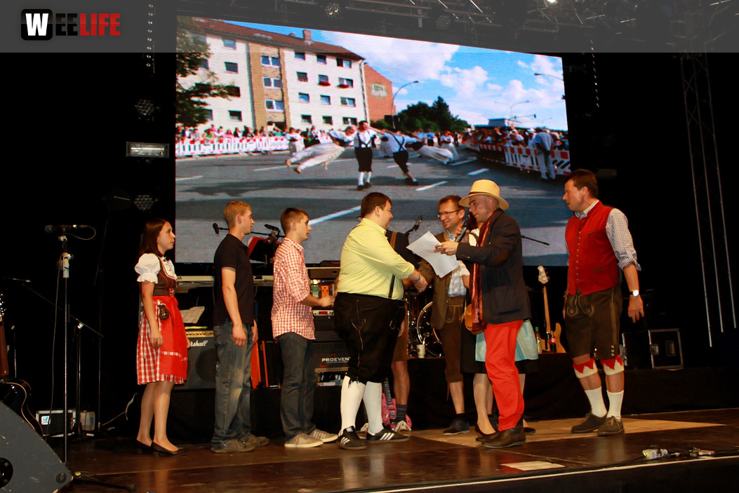 Hofer Volksfest 2014 ProHof Verleihung Umzug