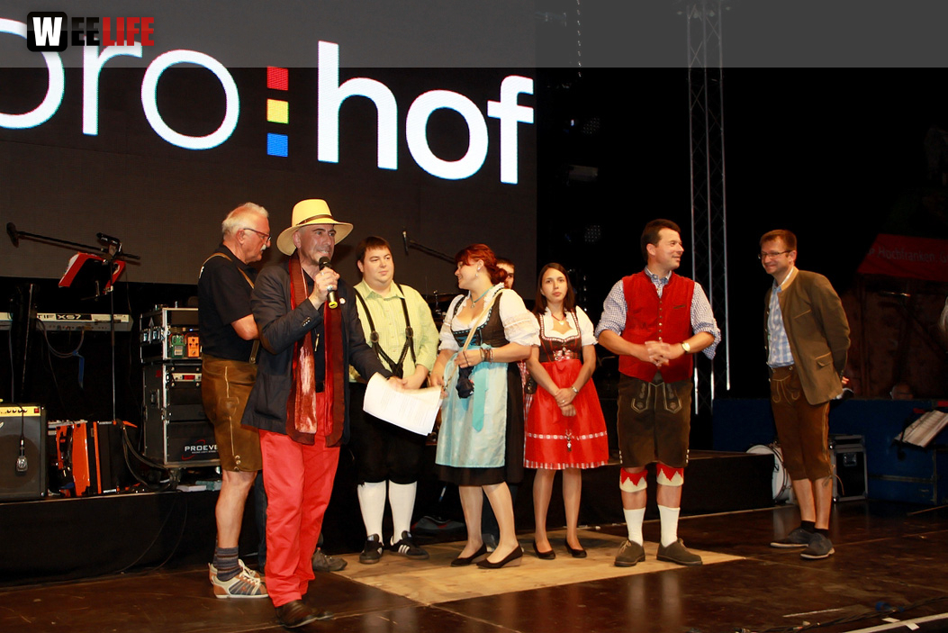 Hofer Volksfest 2014 ProHof Verleihung Umzug