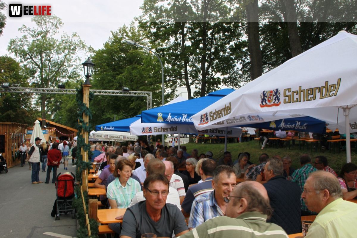Hofer Volksfest 2014 tag der Betriebe Nachmittag