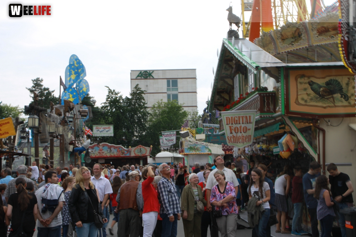 Hofer Volksfest 2014 tag der Betriebe Nachmittag