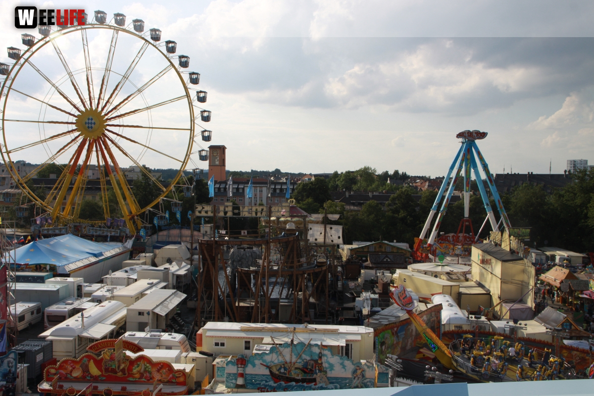 Hofer Volksfest 2014 tag der Betriebe Nachmittag