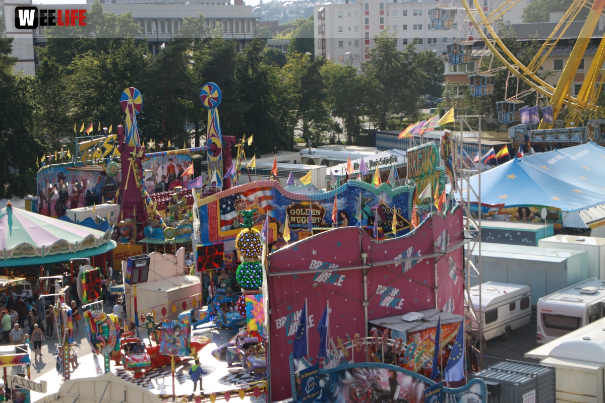 Hofer Volksfest 2014 tag der Betriebe Nachmittag