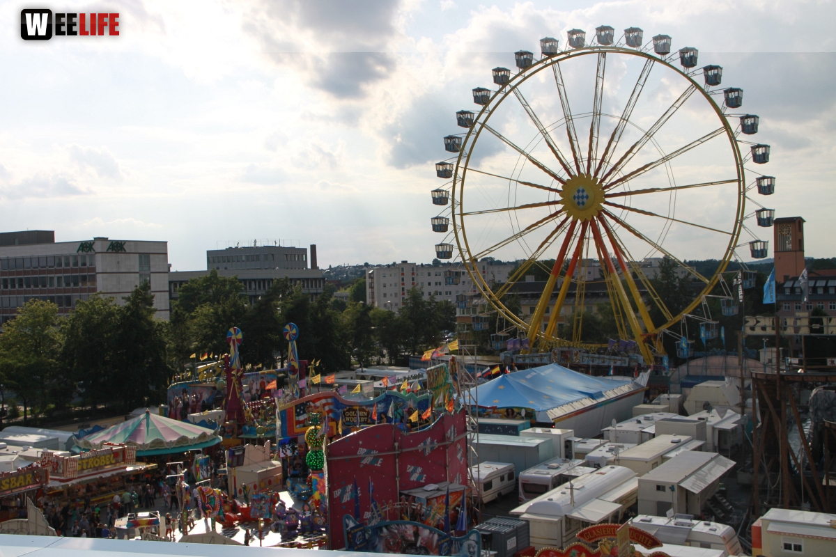 Hofer Volksfest 2014 tag der Betriebe Nachmittag