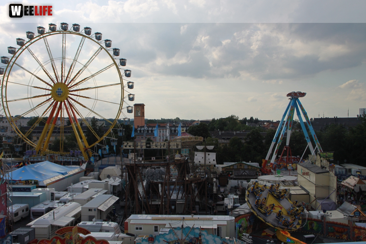 Hofer Volksfest 2014 tag der Betriebe Nachmittag