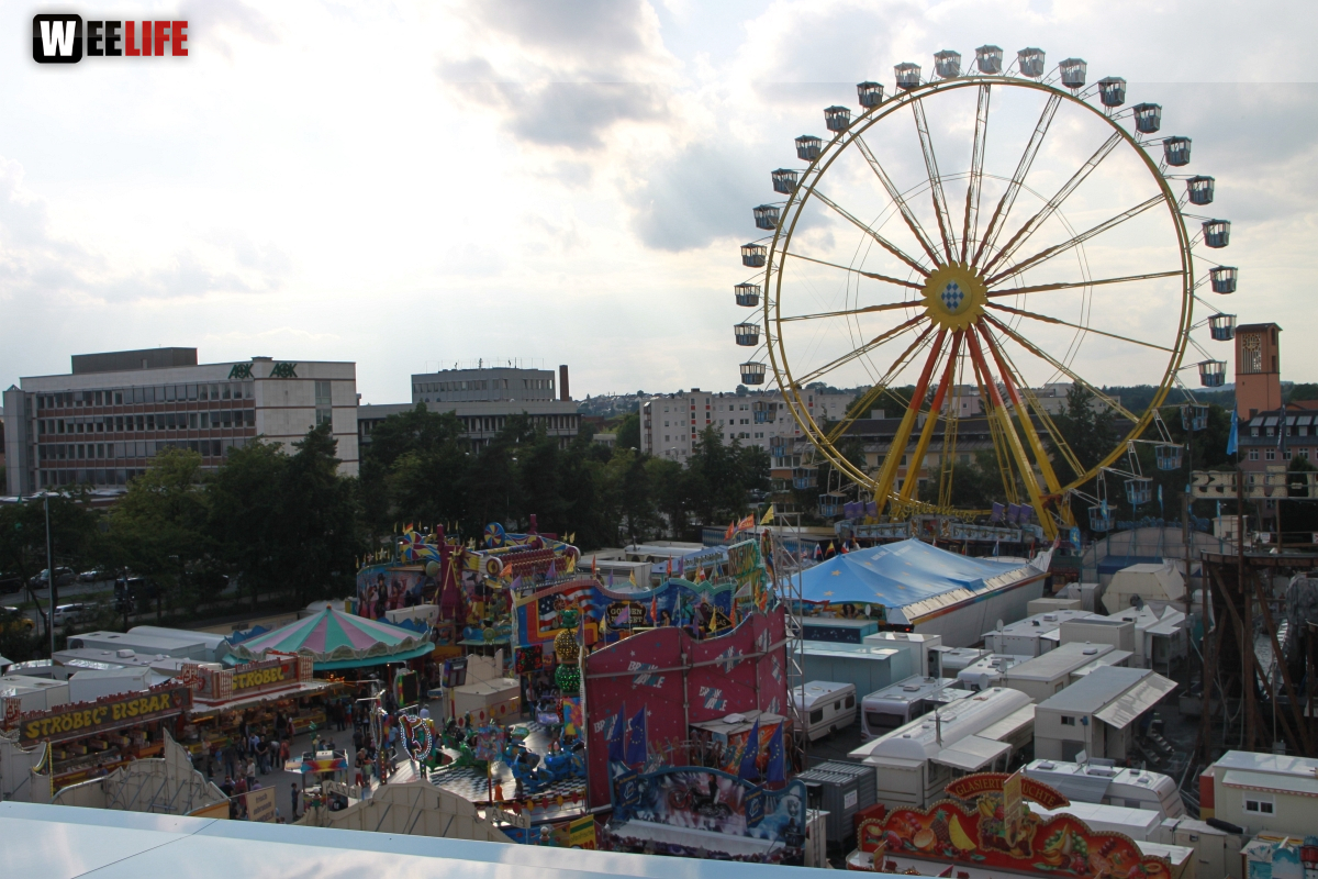Hofer Volksfest 2014 tag der Betriebe Nachmittag