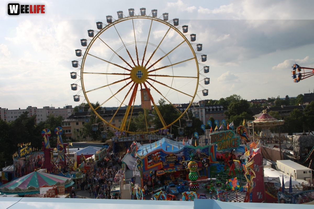 Hofer Volksfest 2014 tag der Betriebe Nachmittag