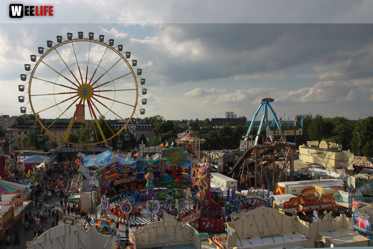 Hofer Volksfest 2014 tag der Betriebe Nachmittag
