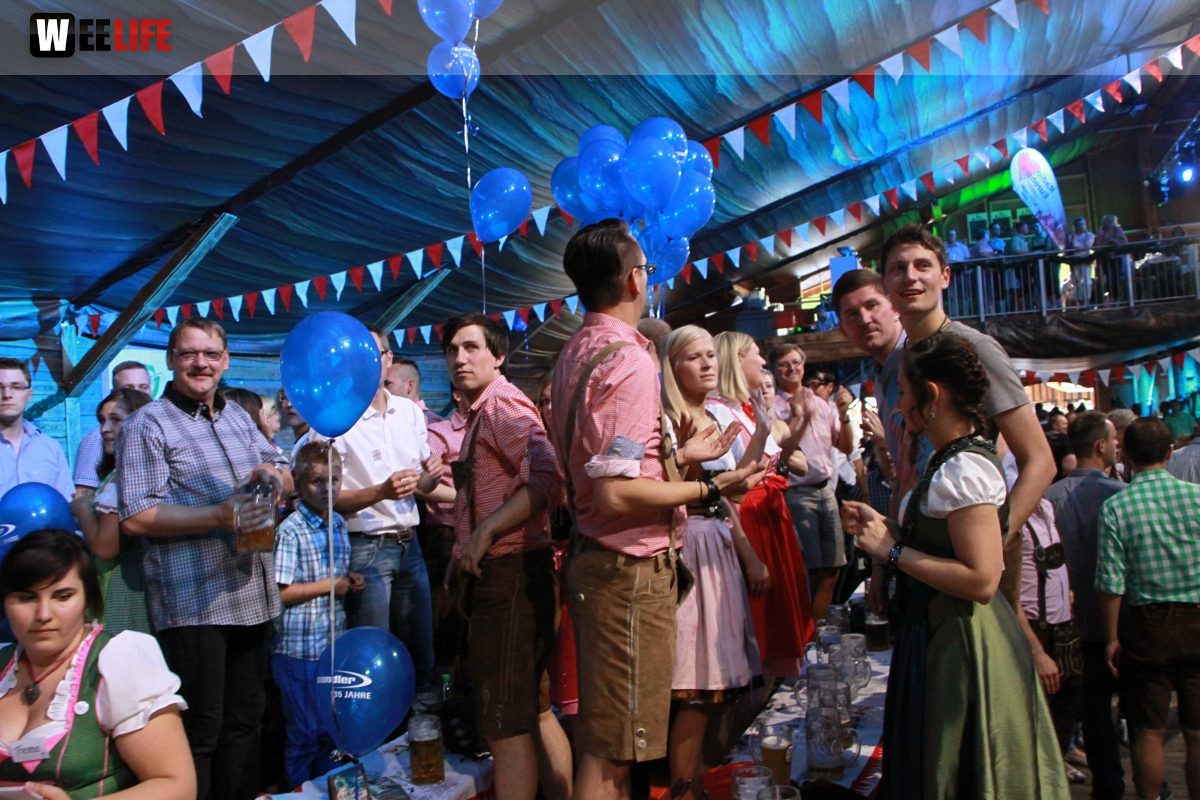 Hofer Volksfest 2014 Tag der Betriebe mit den Members