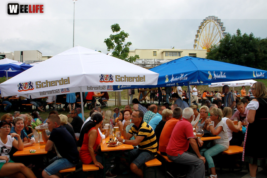 Hofer Volksfest 2014 Nachmittag Festbetrieb