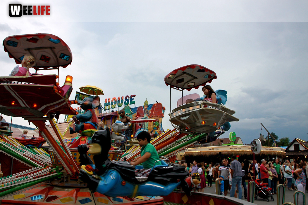 Hofer Volksfest 2014 Nachmittag Festbetrieb