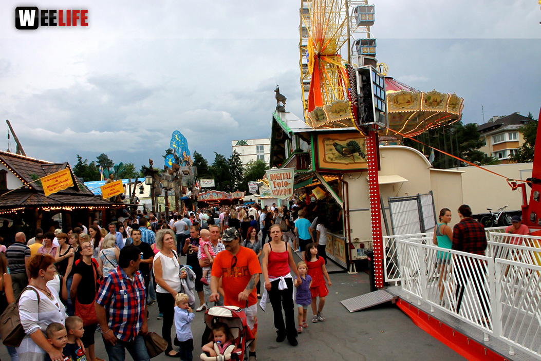 Hofer Volksfest 2014 Nachmittag Festbetrieb