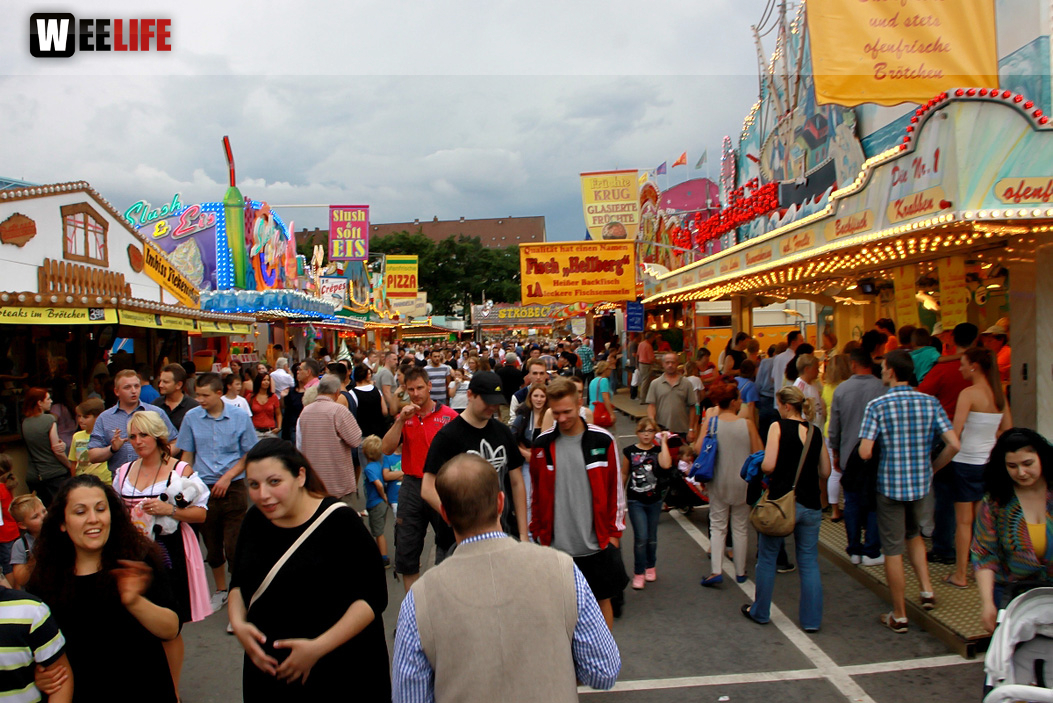 Hofer Volksfest 2014 Nachmittag Festbetrieb