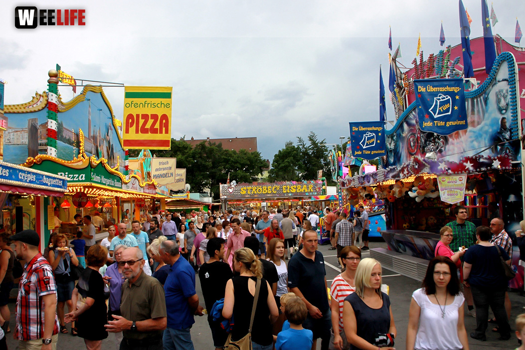 Hofer Volksfest 2014 Nachmittag Festbetrieb