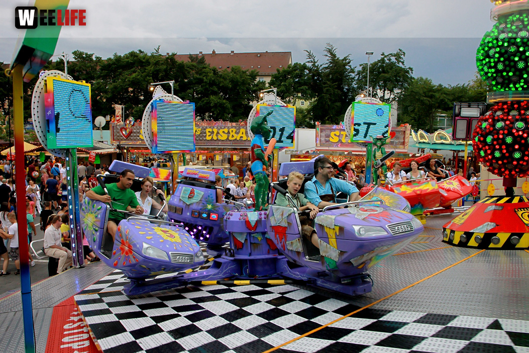 Hofer Volksfest 2014 Nachmittag Festbetrieb