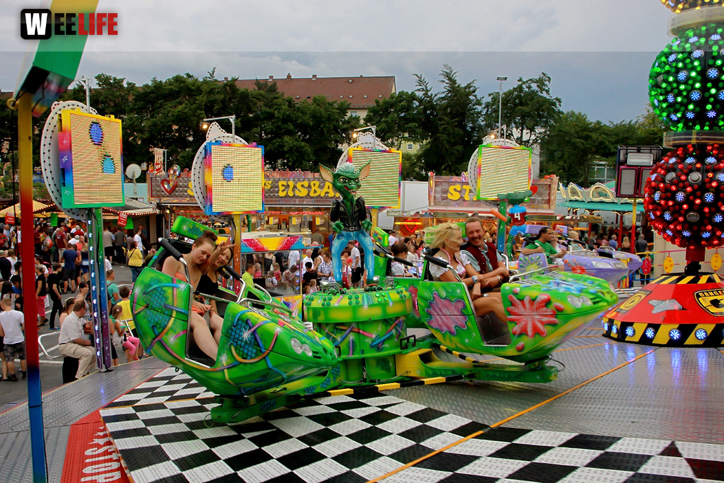 Hofer Volksfest 2014 Nachmittag Festbetrieb